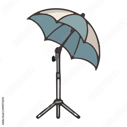 Studio Lighting Umbrella Icon