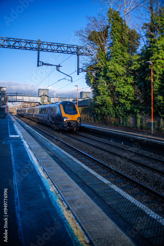 British Rail electrification Electric powered trains Worcestershire England UK Great British Railways