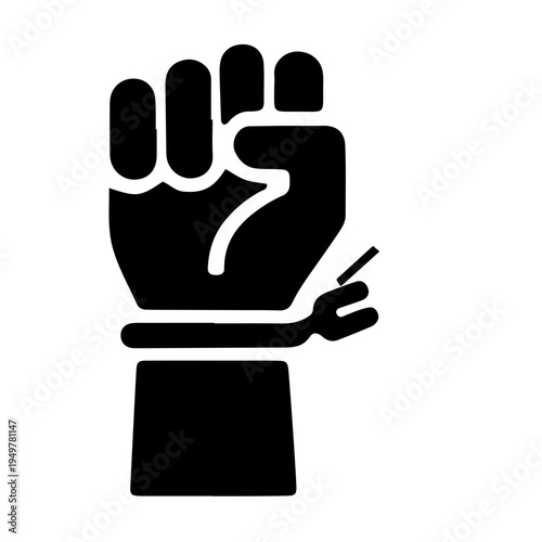 Broken Chain Fist Icon