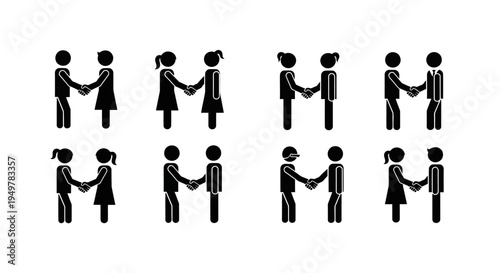 People Shaking Hands in Business.