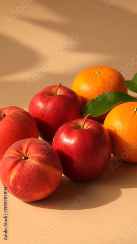Wallpaper Mural Fresh fruit ingredients close up Torontodigital.ca