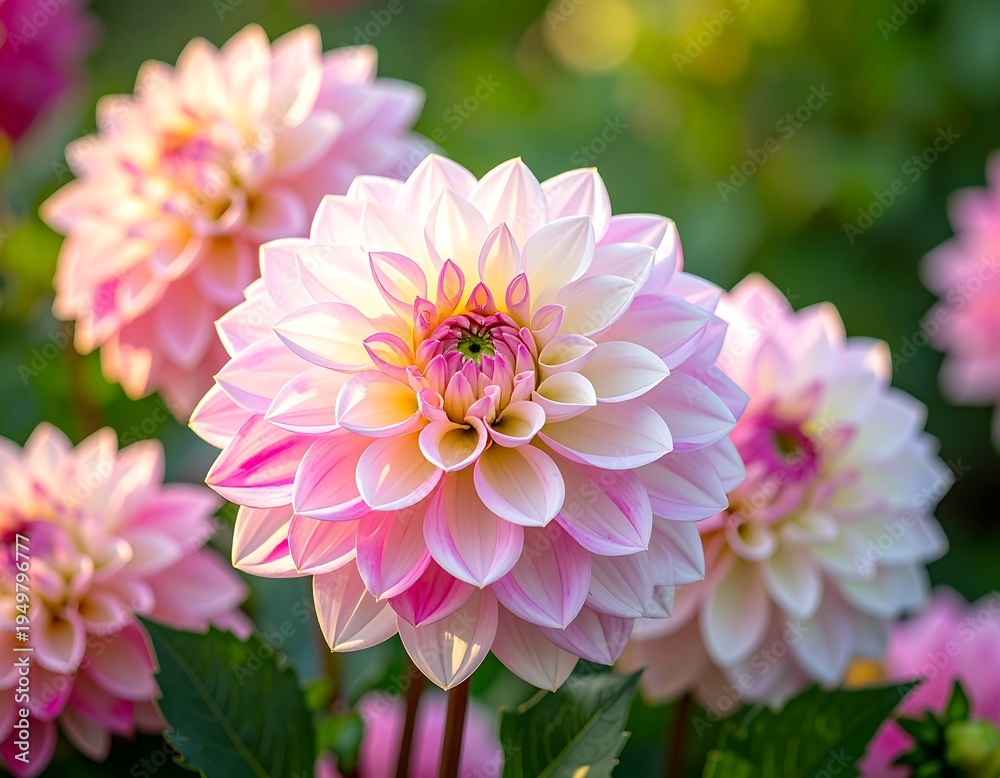 Fototapeta premium Pink Chrysanthemum Flower in Bloom
