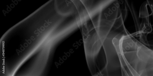 Abstract beautiful smoke on a black background,  colourful abstract white fog minimalistic background,  swirling movement of white smoke group abstract line.