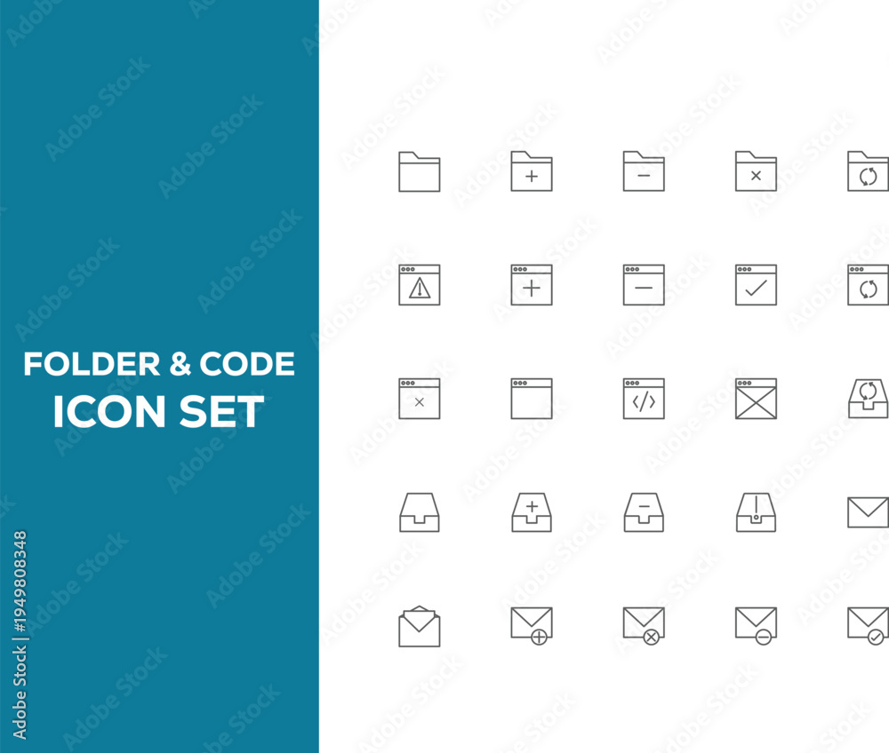 Obraz premium bussiness icon set vector 