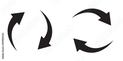 Up and down arrow icon vector. Transfer arrows icon. graphic icon. Upload and download arrow icon EPS10