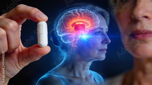 Non Hormonal Menopause Pill Reduces Hot Flashes Brain Heat Medical Animation