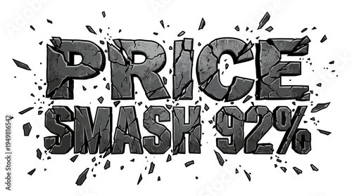 Price Smash 92% Off Cracking Text Effect
