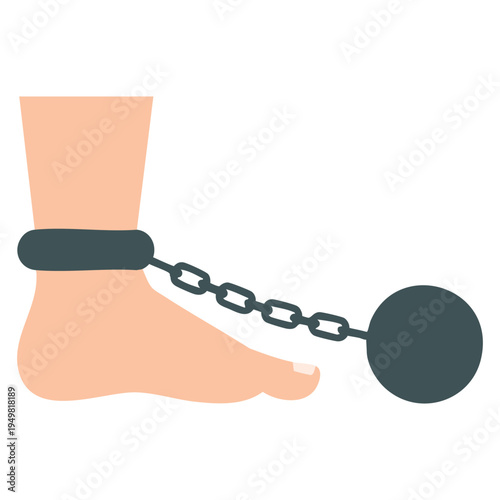 Criminal illustration for law enforcement themes