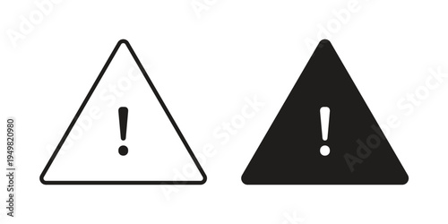 attention sign symbol collection for web design. Icon Element For Design