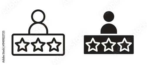 Customer loyalty icon vector design template and illustration EPS10.