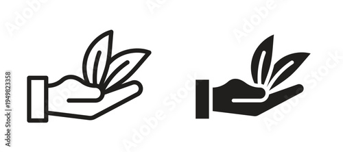 Eco-friendly icon vector design template and illustration EPS10.