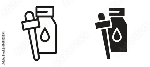 Essential oils icon vector design template and illustration EPS10.