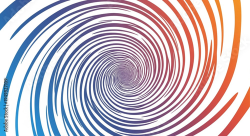 Vibrant colorful spiral vortex abstract background.