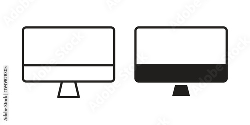 Computer icon symbol collection for web design. Icon Element For Design