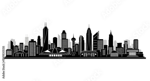 City Skyline Urban Landscape Architecture.