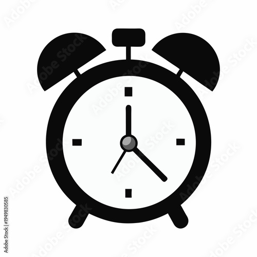 alarm vector icon clock  time 