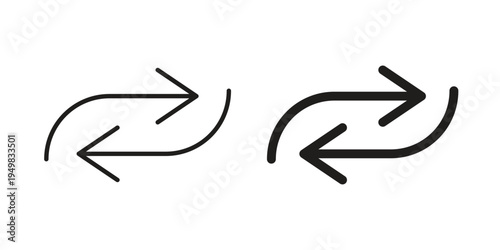 Exchange icon symbol collection for web design. Icon Element For Design