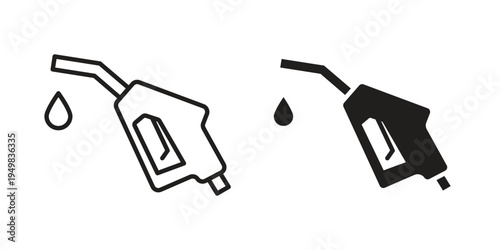 Fuel icon symbol collection for web design. Icon Element For Design