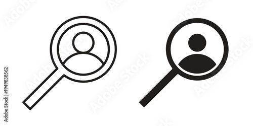 Hiring icon symbol collection for web design. Icon Element For Design