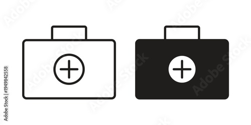 Medical kit icon symbol collection for web design. Icon Element For Design