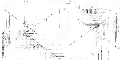 monochrome geometric scratch texture with diamond-shaped linear patterns grunge surface offers a weathered, architectural aesthetic perfect for industrial design