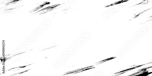 black and white abstract texture featuring diagonal ink smudges and rough brush strokes making it an ideal gritty frame or weathered overlay.