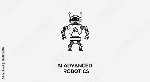 Artificial Intelligence Robot Concept Illustration