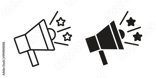 Promotion icon symbol collection for web design. Icon Element For Design