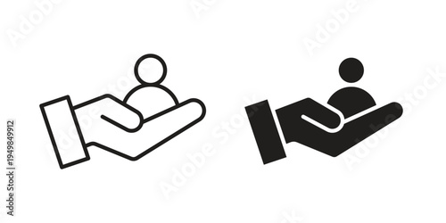 Retention icon symbol collection for web design. Icon Element For Design