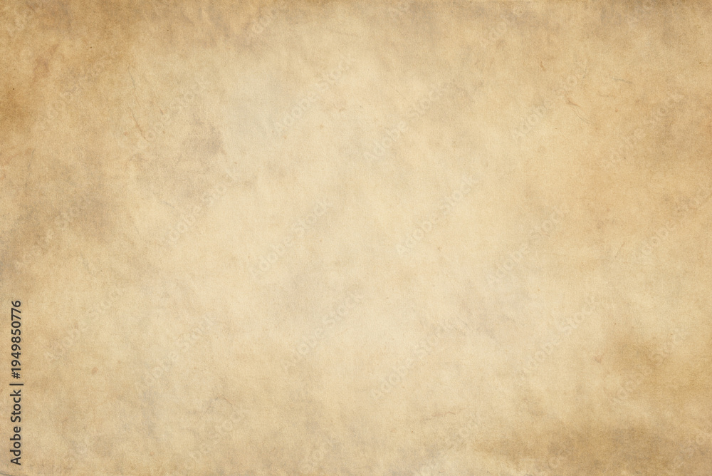 Fototapeta premium Grunge old stained paper or parchment texture.