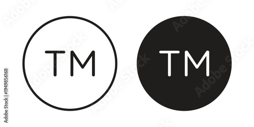 Trademark icon symbol collection for web design. Icon Element For Design
