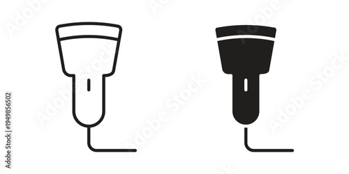 Ultrasound icon symbol collection for web design. Icon Element For Design