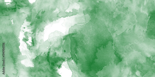 Green watercolor abstract background Pattern, natural green background with fresh watercolor detailed close up of a watercolor background, texture in trendy eco style for modern healthy food design.