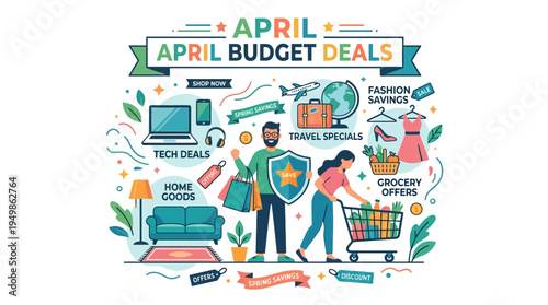 April Budget Deals Shopping and Savings Announcement
