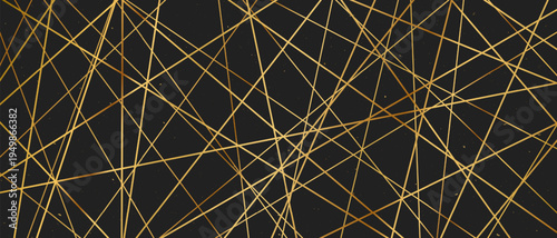 Straight random chaotic geometric lines form striking abstract vector pattern with irregular angles chaotic arrangement create bold monochrome texture creative contemporary illustration background.