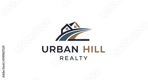 Urban Hill Realty Company Logo Design.