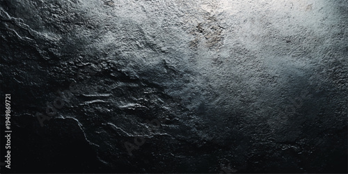 A dark and weathered vintage texture of rain drops on an old grungy window surface with a gray stone pattern and aged paint design