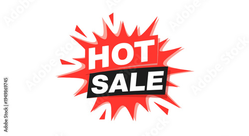 Hot sale discount label graphic design.