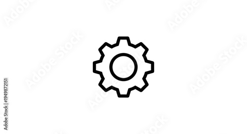 Gear icon symbol cog wheel.