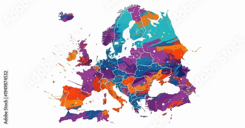 Europe By Color A Visual Depiction