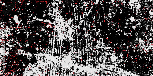 A modern and attractive grunge texture background with a black, white, and red color combination. eps 10