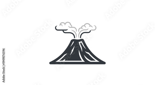 Volcano Eruption Mountain Geology Formation.