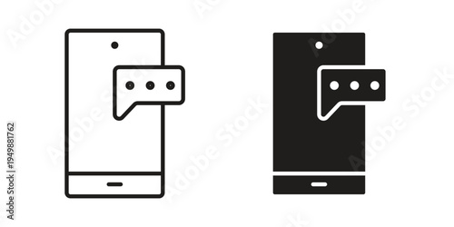 OTP icon element for graphic designs. line and flat symbols