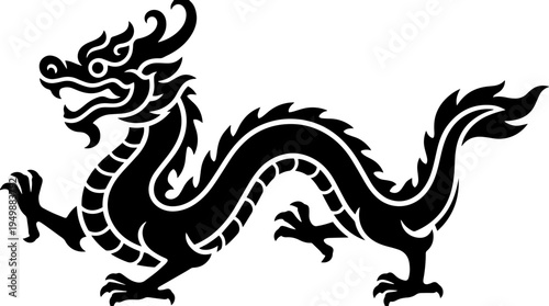Luxury Dragon in Traditional Oriental Style