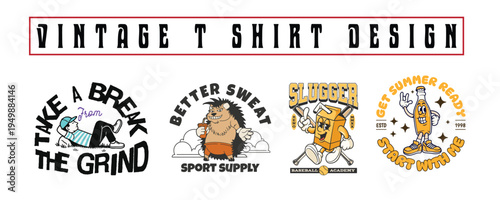 Urban Streetwear T-Shirt Design Bundle – Graffiti Typography Graphic Pack