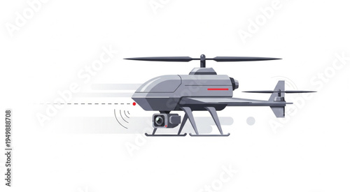 Advanced Unmanned Aerial Vehicle for Surveillance and Reconnaissance.