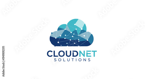 Network Cloud Technology Concept - Digital Connection and Data Solutions