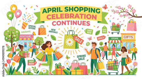 April Shopping Celebration with Shoppers and Spring Sales