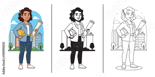 Teacher cartoon illustration, female teacher character design, school teacher mascot artwork, education cartoon character drawing, classroom teacher illustration, funny teacher cartoon design, kids ed