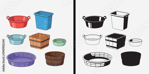 kitchen cookware illustration set, hand drawn pots pans design, minimal line art cooking utensils, black outline kitchen tools, creative home cooking artwork, vector cookware collection, white backgro